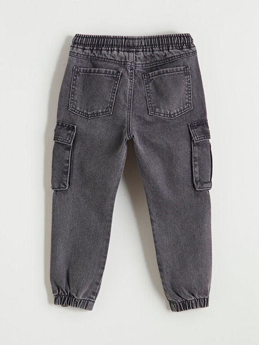 Beli Lastikli Erkek ?ocuk Jogger Jean Pantolon