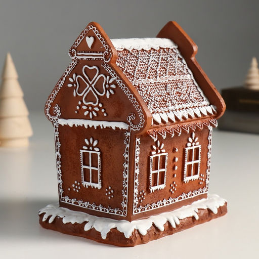 Фигурка светящаяся «Пряничный домик», 14.5×11.5×16.5 см