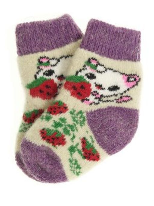 Носки детские Котенок с клубникой 6213-4 - Рассказовские варежки фото 3