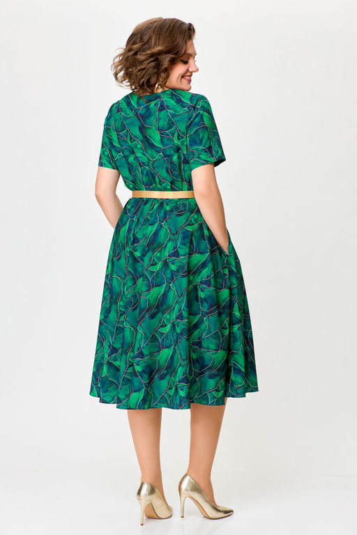 Блуза Swallow 803.2 черный+серебряный узор фото 1095