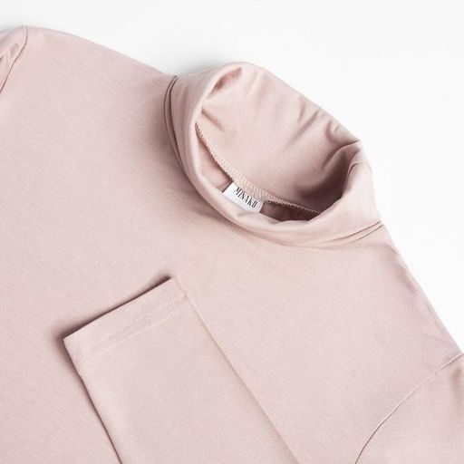 Водолазка женская MINAKU: Basic line, цвет бежевый, размер 52