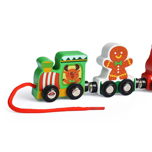 Шнуровка "Новогодний паровозик"в пакете