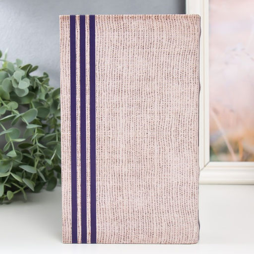 Шкатулка книга - сейф «Якорь», дерево и искусственная кожа, с замком, 21×13×5 см