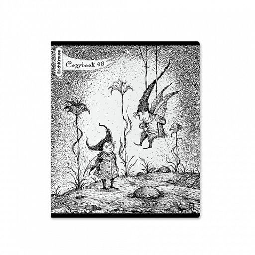 Цена за 5 шт. Тетрадь общая ученическая ErichKrause Монохромная история, 48 листов, клетка, твин-лак_MIX-PACK фото 7