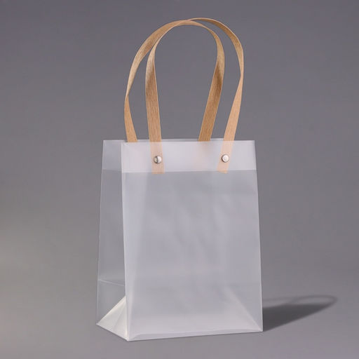 Пакет подарочный PP, прозрачный, матовый, 15×10×20 см