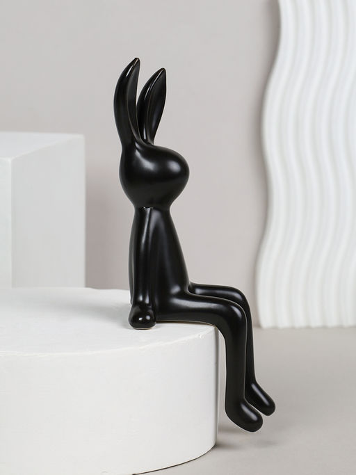 Статуэтка Кролик 21 см / HBC-102 /уп 30/черный - Галеонтрейд фото 4