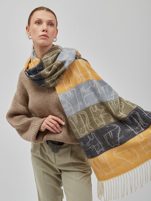 Палантин женский RH9-1556-4 - Tantino фото 8