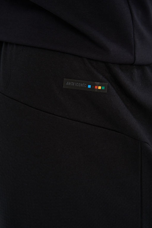 Шорты трикотажные Черный ANTA ICONIC Knit Half Pants  фото 7