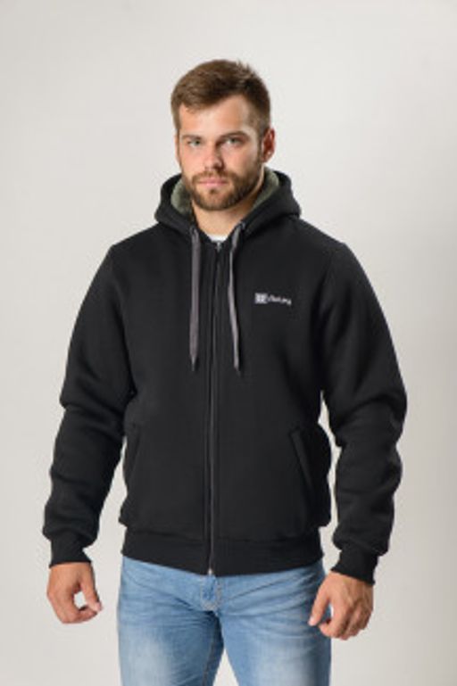 с мехом! утепленная Толстовка Футер 3-х ниточный - Relay фото 2