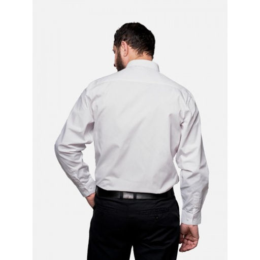 Рубашка школьная БЕЛАЯ, прямой крой, длинный рукав, тм - Царевич фото 42