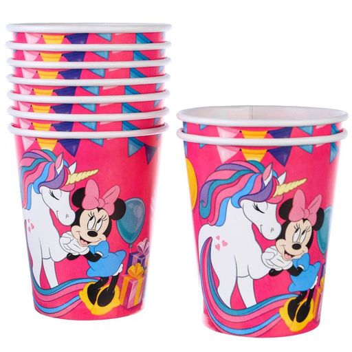 Набор бумажной посуды, на 6 персон С Днем Рождения, Минни Маус и Единорог - Disney фото 5