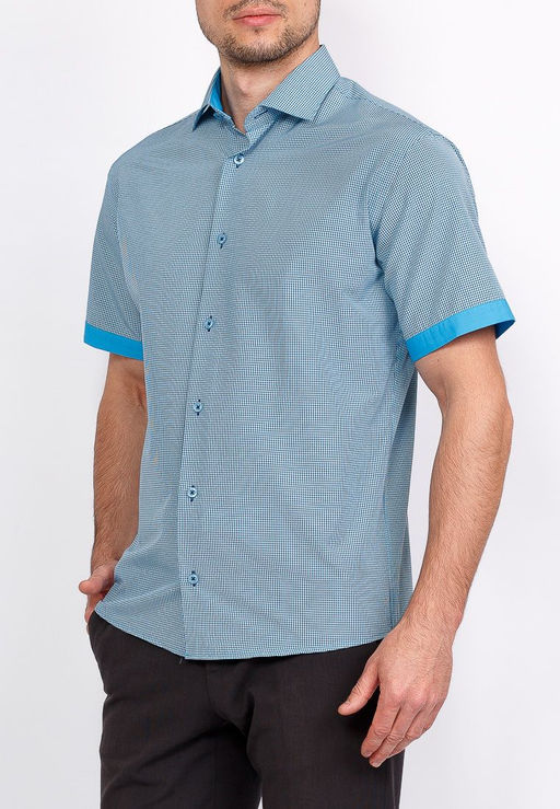 Сорочка мужская короткий рукав GREG 234/109/37/KZS/1  фото 6