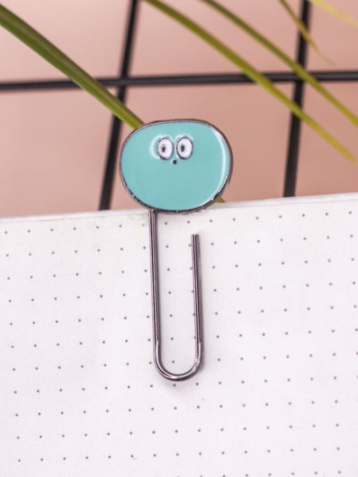 Закладка - скрепка "Marmalade", light-blue