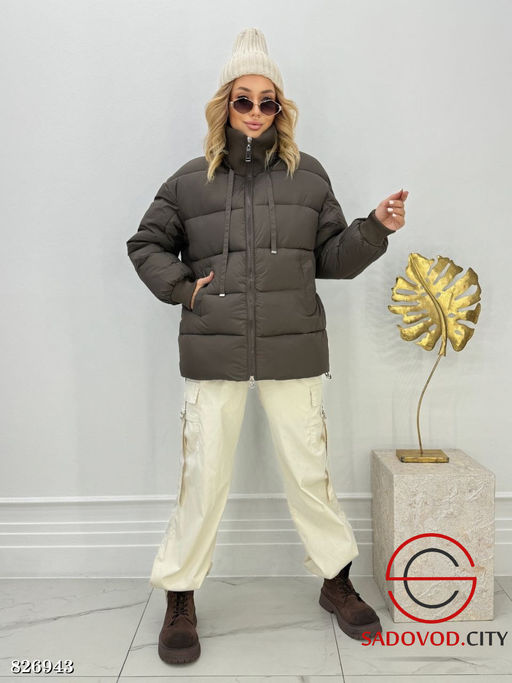 Куртка зимняя с воротником стойка