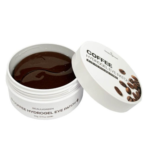 BeauuGreen Coffee Hydrogel Eye Patch, 30pair - Тонизирующие гидрогелевые патчи с кофеином