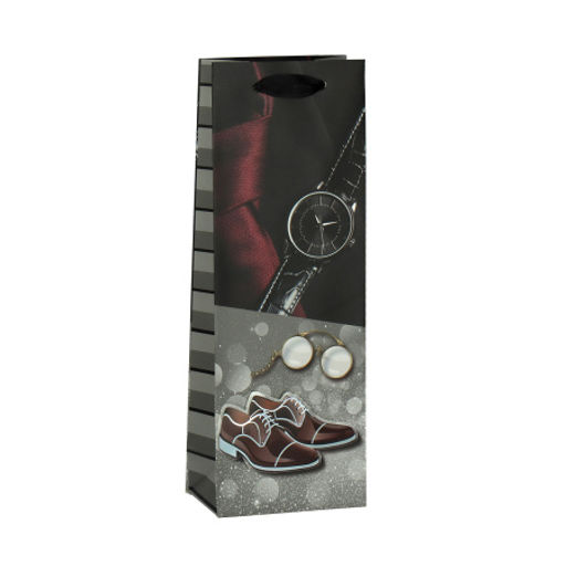 Пакет подарочный 36х12,8х8,4 / C183 /уп 12/720/под бутылку микс - Галеонтрейд фото 4