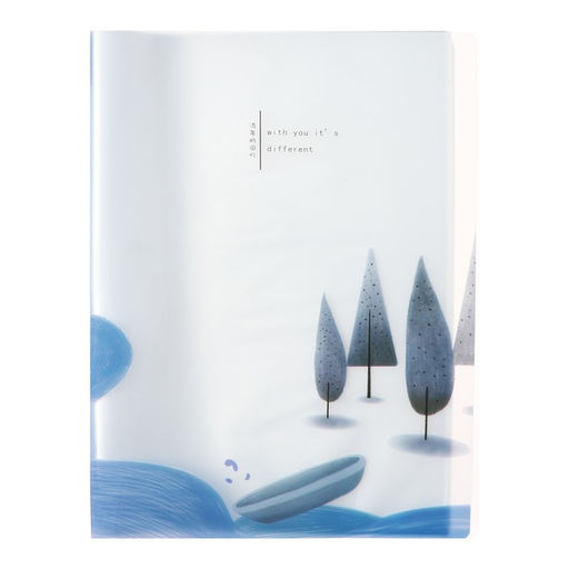 Папка формат А4, с 60 прозрачными файлами, Река МИКС Река - Calligrata фото 3