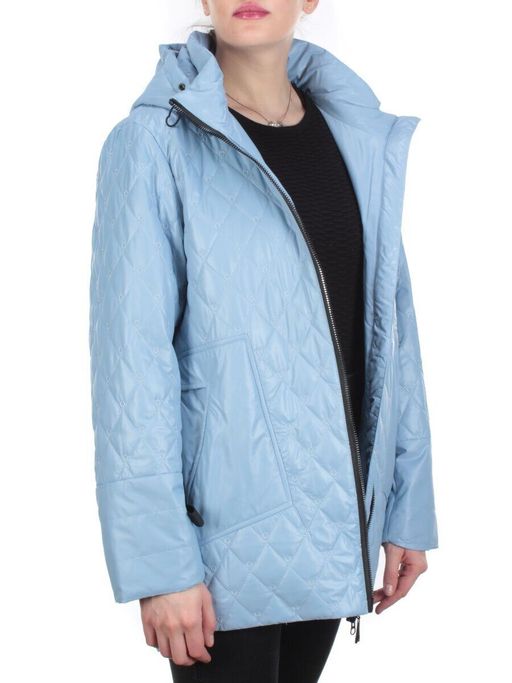M816 LIGHT BLUE Куртка демисезонная женская (100 гр. синтепон) - Фабричный китай фото 6