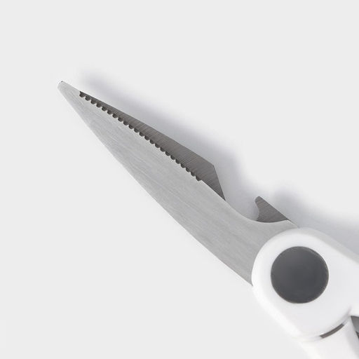 Набор кухонных принадлежностей на подставке Доляна Sparkle, 7 предметов: 5 ножей, мусат и ножницы  фото 8