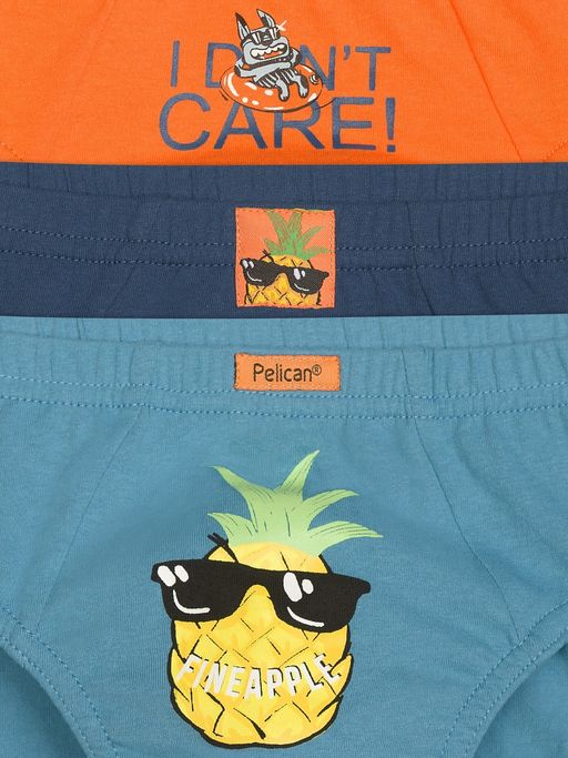 BULB4287(3шт. в упаковке) трусы для мальчиков - Pelican фото 2