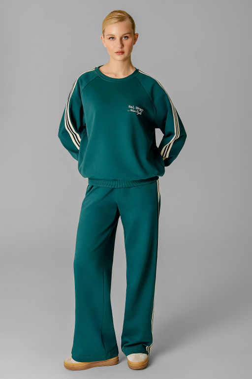 Арт. 2544   Костюм женский с брюками 44-52 (5 шт) Цвет:изумруд