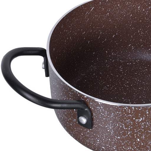 25707 Кастрюля 14см 1л с/кр антипригарное покрытие мрам/кр АП MB (х6) - Mayer&boch фото 2