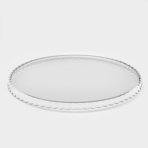 Блюдо Patisserie, d=32.2 см, стекло, прозрачное