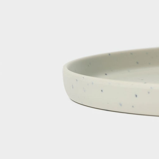 Блюдо «Мрамор», d=20.5 см, пластик, серое