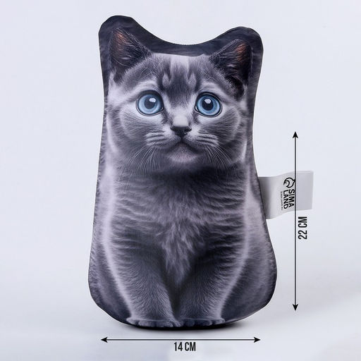 Антистресс игрушка Котик Русский Голубой - Mni mnu фото 2