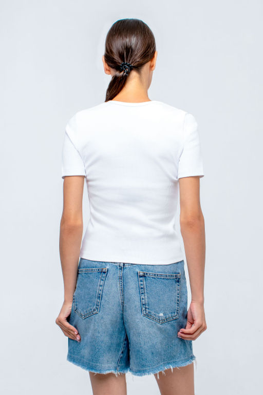 Арт.3203/2 Футболка женская 42-48 (4 шт) Цвет:белый - Калинка фото 3