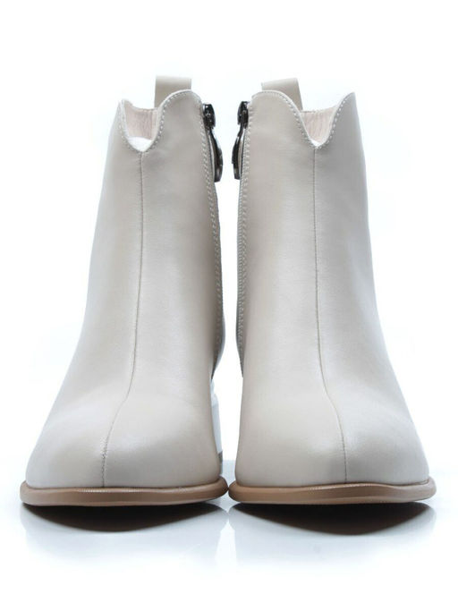 01-PCM335-2 BEIGE Ботинки демисезонные женские (натуральная кожа, байка) - No name фото 9