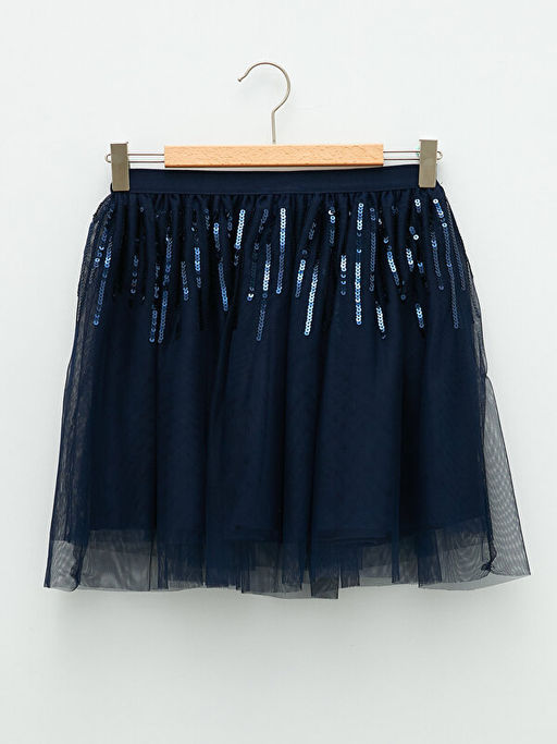 Beli Lastikli Pul ??lemeli K?z ?ocuk Etek - Waikiki фото 3