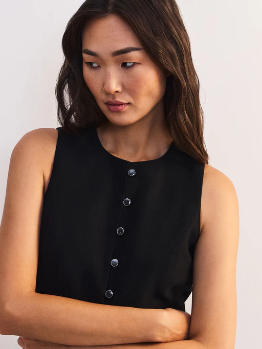 Приталенный жилет из вискозы / Zarina