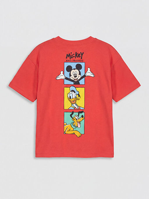 Mickey Mouse Bask?l? Erkek ?ocuk Ti??rt