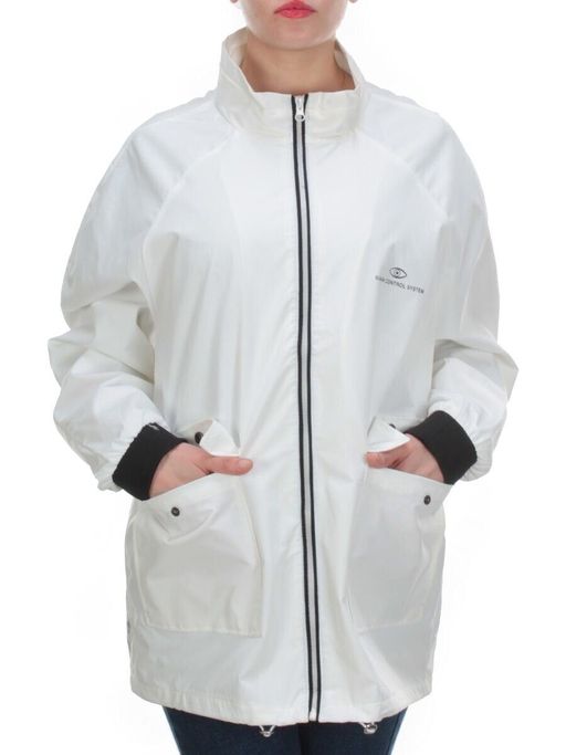 1106 WHITE Ветровка женская FASHION (100% полиэстер) фото 2