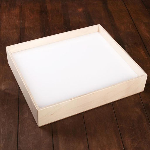 Планшет для рисования песком 42×60 см, фанера, оргстекло, с цветной подсветкой и пультом