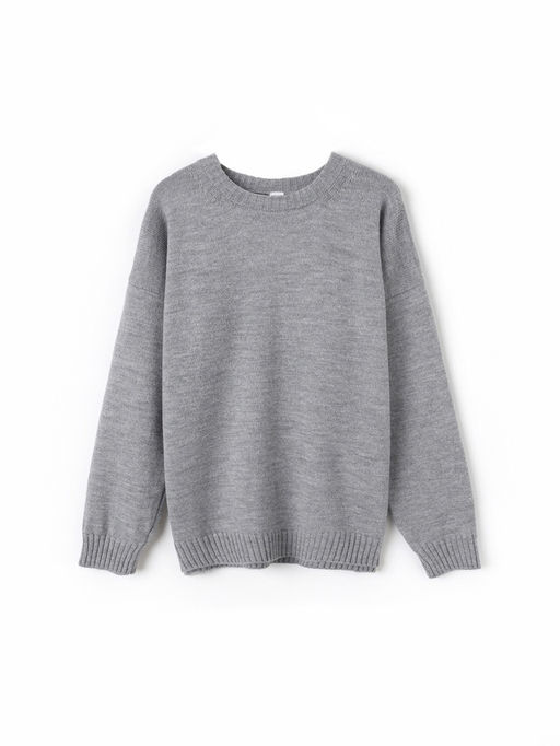 Джемпер женский MINAKU: Knitwear collection, светло-серый, размер 46-48  фото 19