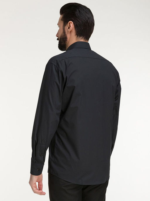 Сорочка мужская длинный рукав GREG 340/119/BLK_V  фото 3