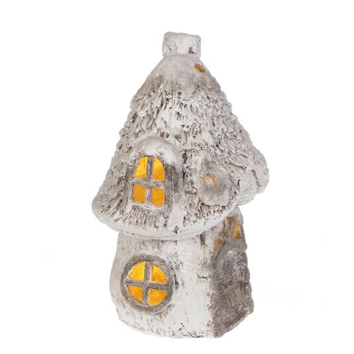 Фигурка декоративная "Домик" с подсветкой, L27 W24 H44 см, (3хAAA н/п)