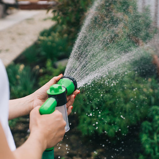 Пистолет для полива, 8 режимов, с колбой для мойки, быстросъёмное соединение, пластик - Simaland фото 2