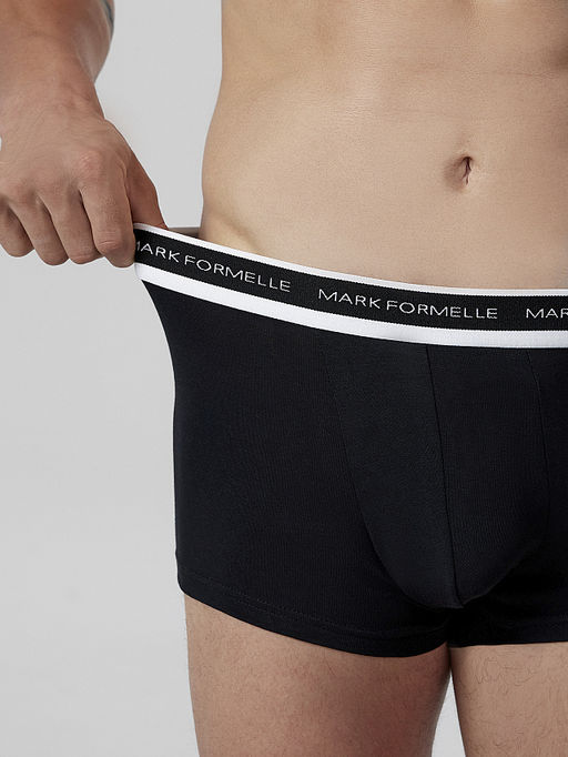 Цена за 2 штуки! Трусы боксеры мужские черные - Mark formelle фото 4