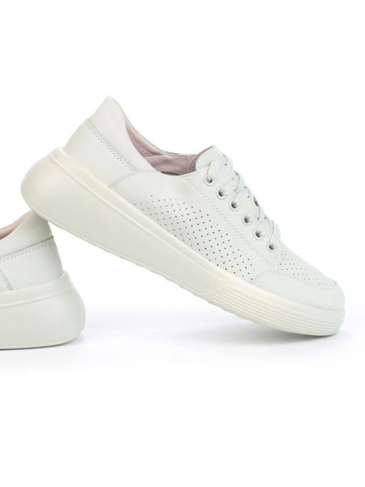 05-PDD180-5 LT. GREEN Кроссовки женские (натуральная кожа)