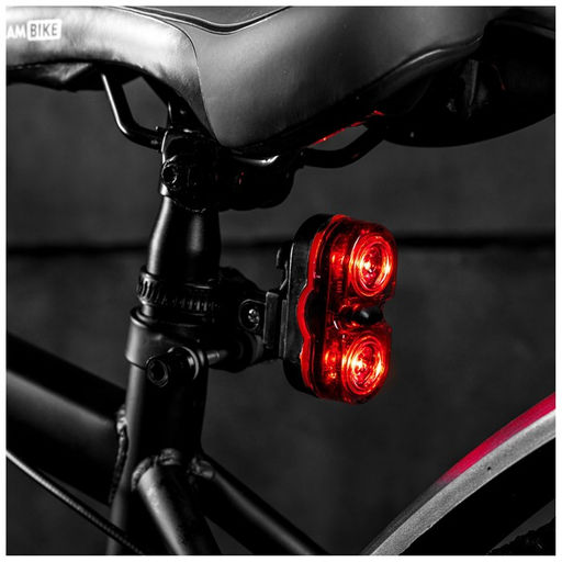 Фонарь велосипедный Dream Bike JY-528-1, задний, 2 диода, 2 режима  фото 6