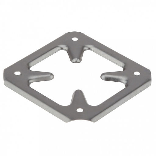 Подставка металлическая на газовую плиту 9х9х0,5см, квадратная