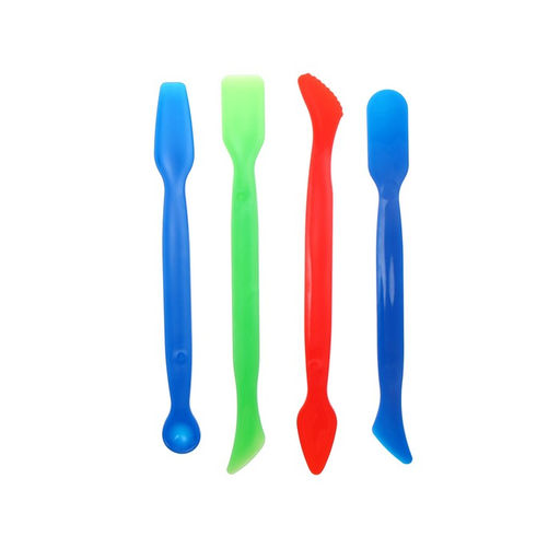 Стеки для лепки Calligrata, 4 штуки, цветные, пакет с подвесом  фото 3