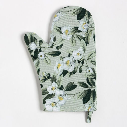 Варежка-прихватка Доляна Jasmine, 20х28 см, рогожка, 100% хл, 164 г/м2  фото 2