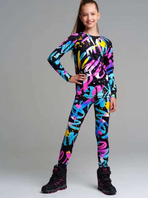 32321465 Термокомплект трикотажный для девочек: брюки, толстовка для эпизодического использования - Playtoday фото 6