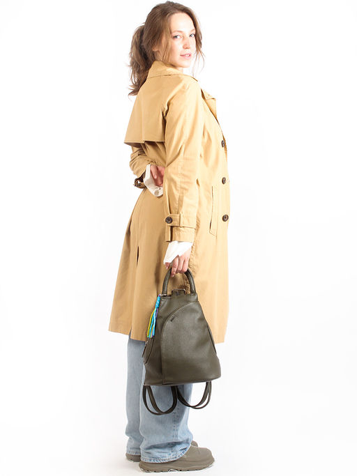 LACCOMA рюкзак Кэрри-Y2005-оливковый эко кожа хлопок