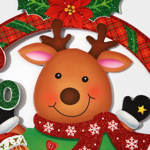 Новогоднее украшение настенное Merry Christmas, подвеска, 36,5х31,5 см - Simaland фото 3