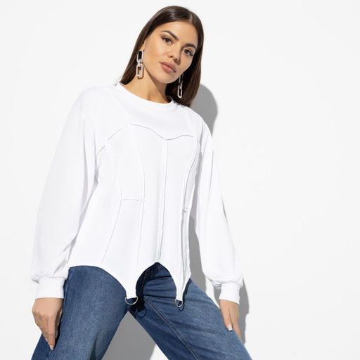 Свитшот Согласна на большее (вайт) - Charutti фото 2